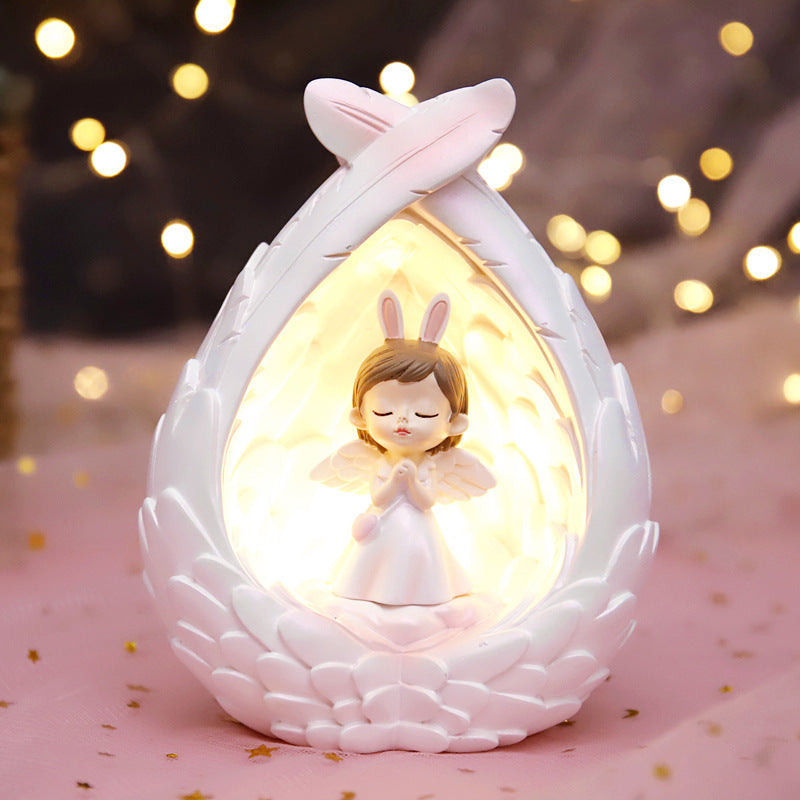 Angel Wings Star Light Bedside Sleeping Night Light