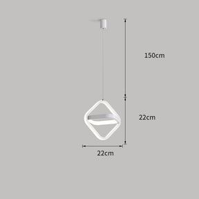 Bedroom Bedside Lamp Modern Minimalist Restaurant Bar Table Lamp Creative Personality Long-Line Single Head Chandelier