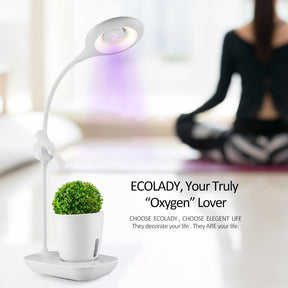 Intelligent Plant Growth Box with Table Lamp