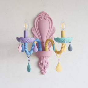 Macaron Color Crystal Wall Lamp