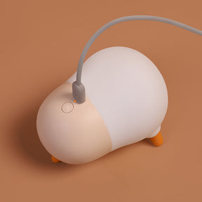 Pecking Rice Chicken Small Night Light Bedroom Bedside Lamp Charging