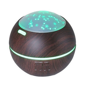 Mini Home Wood Grain Aroma Diffuser Humidifier